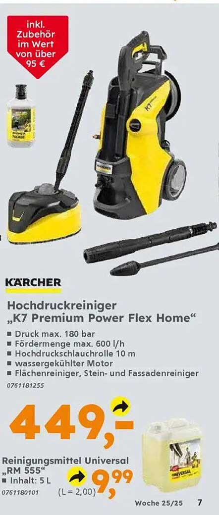 Hochdruckreiniger „K7 Premium Power Flex Home“