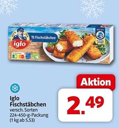 Iglo Fischstäbchen - verschiedene Sorten