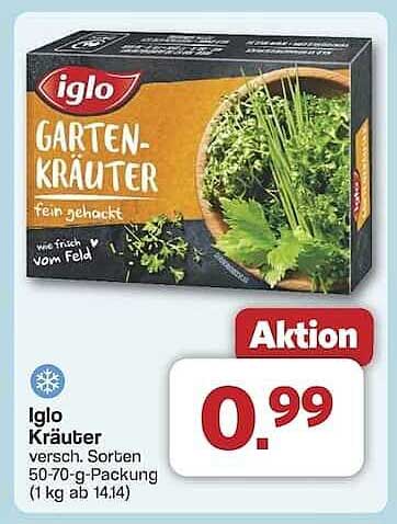 Iglo Garten-Kräuter fein gehackt