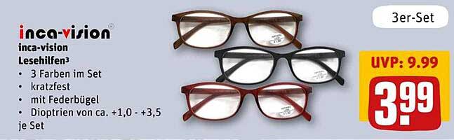 inca-vision Lesehilfen 3er-Set