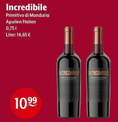 Incredibile Primitivo di Manduria - Apulien/Italien
