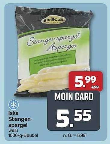 Iska Stangenspargel weiß 1000-g-Beutel