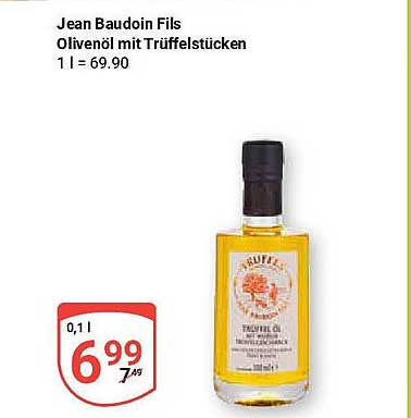 Jean Baudoin Fils Olivenöl mit Trüffelstücken