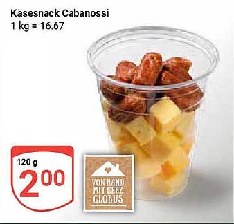 Käse Snack Cabanossi 120 g zum Angebotspreis von 2,00 €