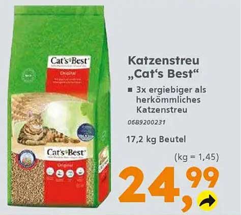 Katzenstreu „Cat's Best“