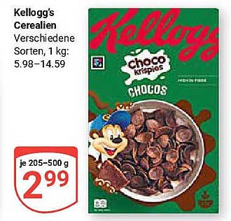 Kellogg's Choco Krispies – Leckere Cerealien in verschiedenen Sorten