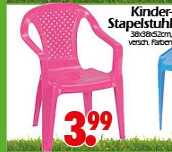Kinder-Stapelstuhl in verschiedenen Farben