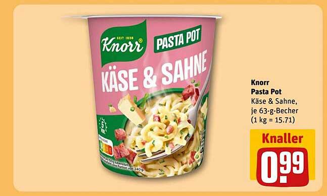 Knorr Pasta Pot Käse & Sahne