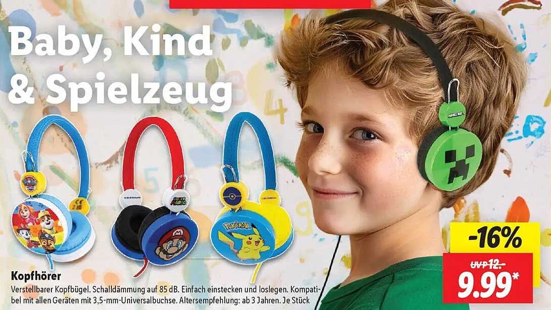 Kopfhörer – Ideal für kleine Entdecker