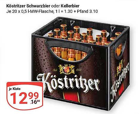 Köstritzer Schwarzbier oder Kellerbier