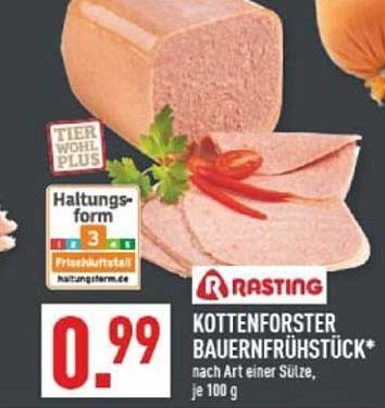 Kottenforster Bauernfrühstück nach Art einer Sülze, je 100 g