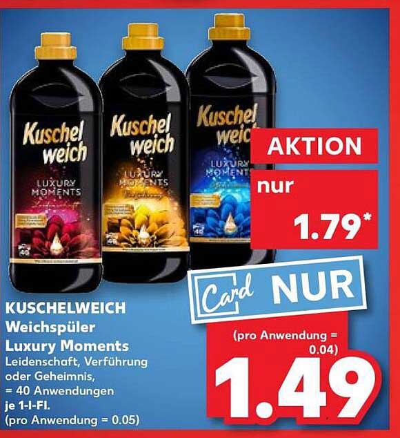 KUSCHELWEICH Weichspüler Luxury Moments