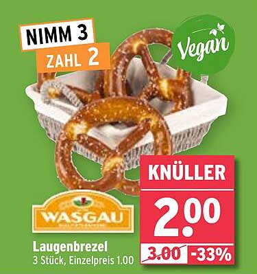 Laugenbrezel – Nimm 3, Zahl 2