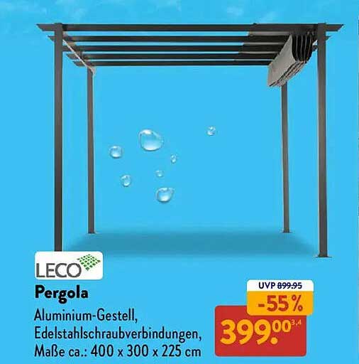 LECO Pergola – Das perfekte Outdoor-Highlight