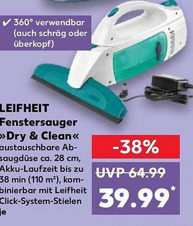 LEIFHEIT Fenstersauger »Dry & Clean«