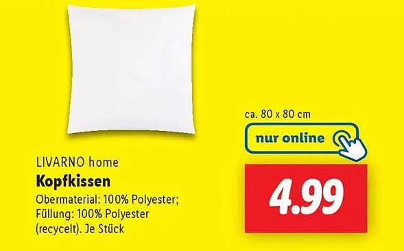 LIVARNO home Kopfkissen