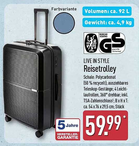 LIVE IN STYLE Reis trolley