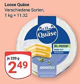 Loose Quäse - Verschiedene Sorten, 220 g