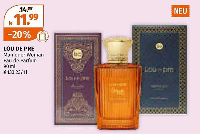 LOU DE PRE Man oder Woman Eau de Parfum 90 ml