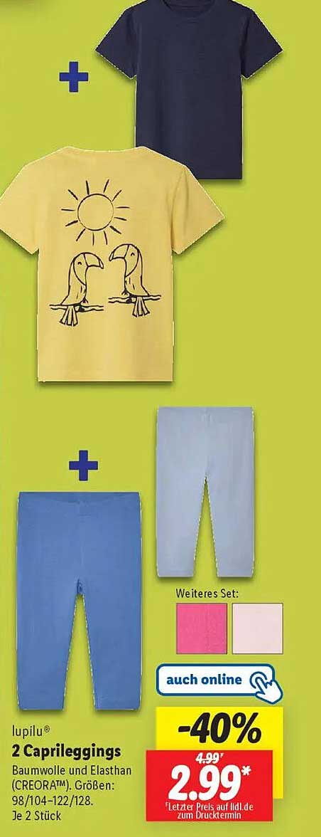 lupilu® 2 Caprileggings