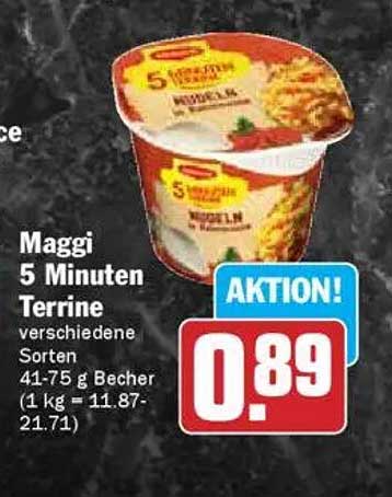 Maggi 5 Minuten Terrine verschiedene Sorten