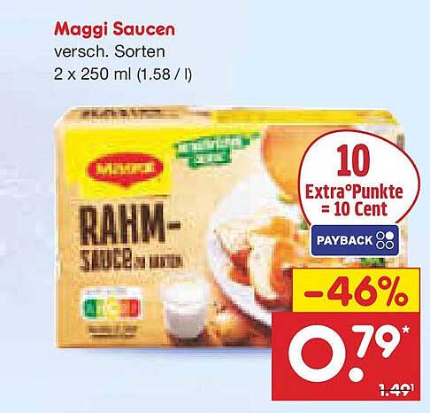 Maggi Rahm-Saucen - 2 x 250 ml