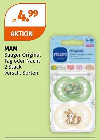 MAM Sauger Original Tag oder Nacht 2 Stück