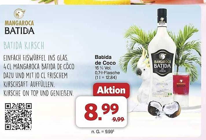 Mangaroça Batida de Coco - Batida Kirsch