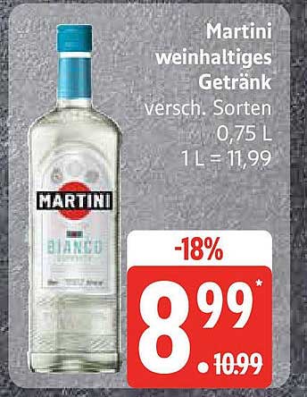 Martini weinhaltiges Getränk 0,75 L - versch. Sorten