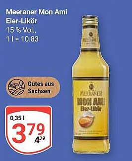 Meeraner Mon Ami Eier-Likör 0,35 l