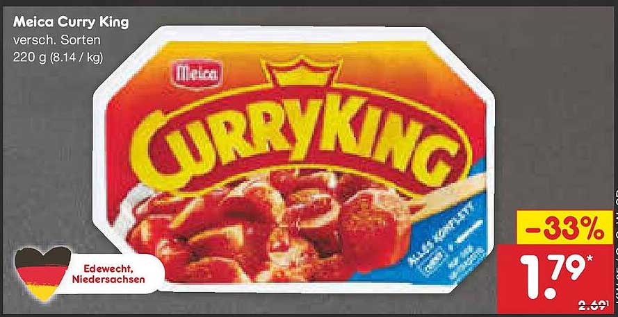 Meica Curry King - verschiedene Sorten 220 g