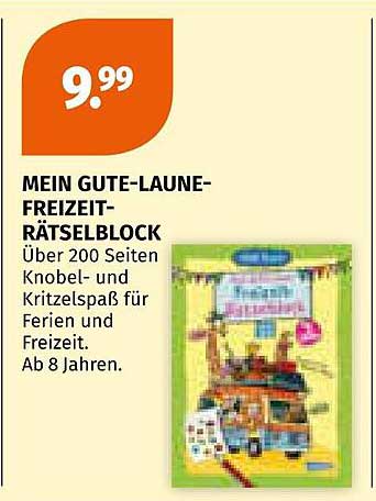 Mein Gute-Laune-Freizeit-Rätselblock