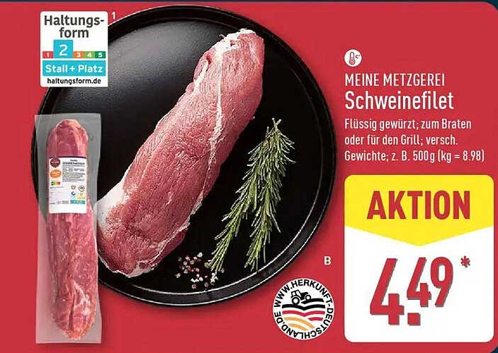 MEINE METZGERAI Schweinefilet