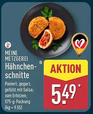Meine Metzgerei Hähnchenschnitte
