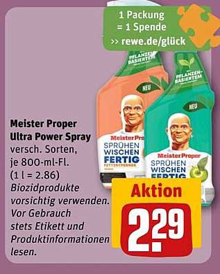 Meister Proper Ultra Power Spray 800 ml – Aktion!