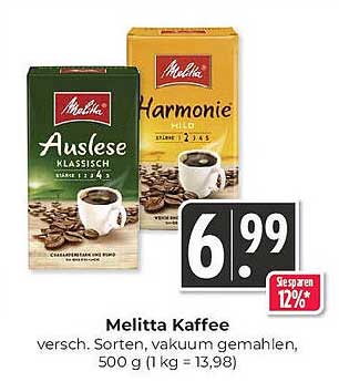 Melitta Kaffee - Auslese & Harmonie 500g