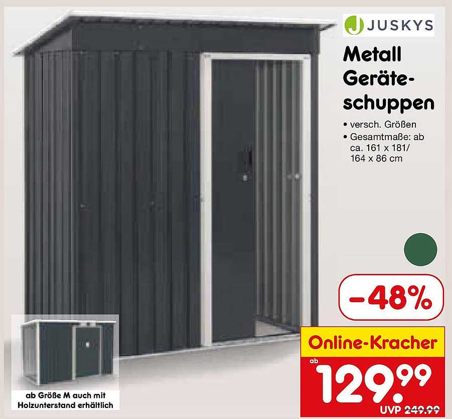 Metall Geräteschuppen
