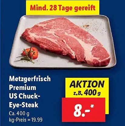 Metzgerfrisch Premium US Chuck-Eye-Steak