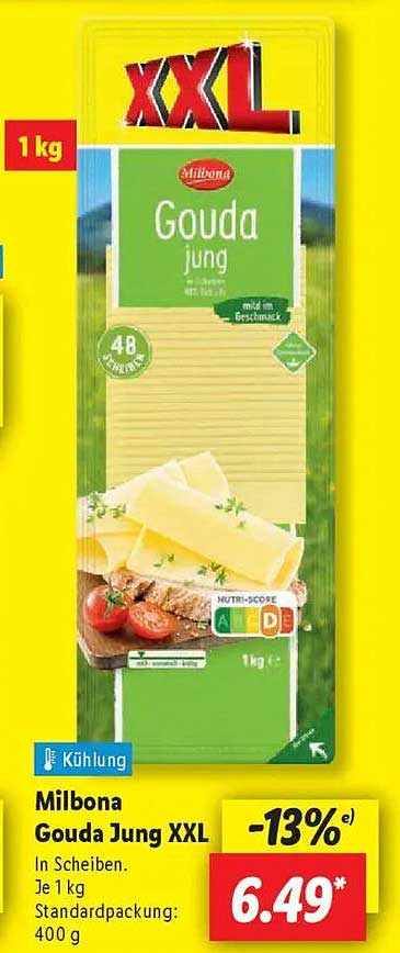Milbona Gouda Jung XXL