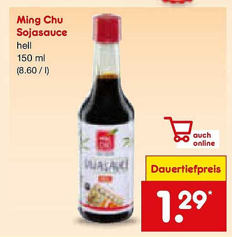Ming Chu Sojasauce hell 150 ml (8.60 €/l)