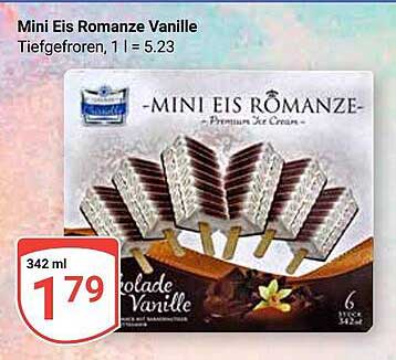 Mini Eis Romanze Vanille