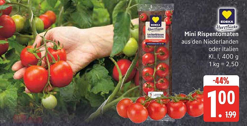 Mini Rispetomaten aus den Niederlanden oder Italien, 400 g