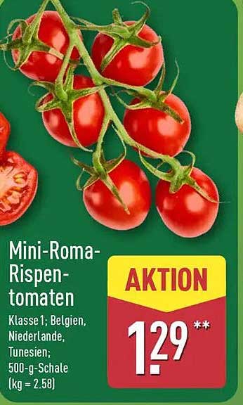 Mini-Roma-Rispentomaten