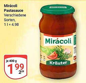 Mirácoli Pastasauce Kräuter, 400 g