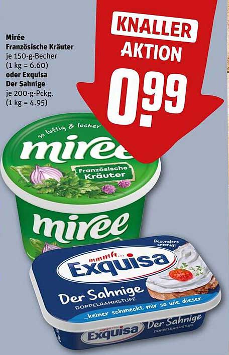 Mirée Französische Kräuter oder Exquisa Der Sahneige