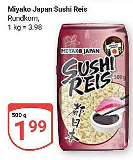 Miyako Japan Sushi Reis 500 g