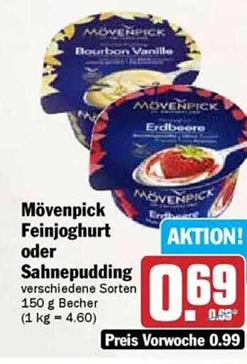 Mövenpick Feinjoghurt oder Sahnepudding 150 g Becher - verschiedene Sorten