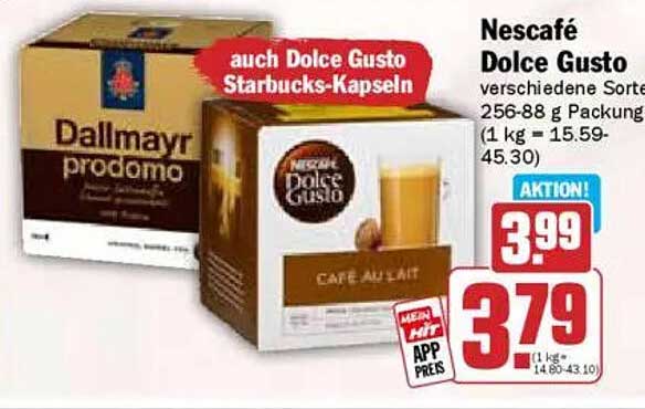Nescafé Dolce Gusto verschiedene Sorten 256-88 g Packung