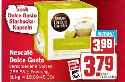 Nescafé Dolce Gusto verschiedene Sorten 256-88 g Packung