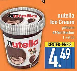 Nutella Ice Cream 470ml Becher